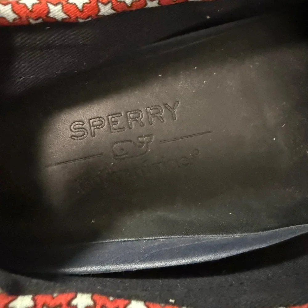 Sperry Vineyard Vines Boat Shoes Mens 9 American Flag Stars Patriotic STS19092